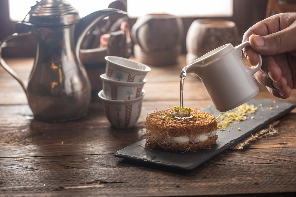 Cheese Cake Kunafa / كنافة تشيز كيك