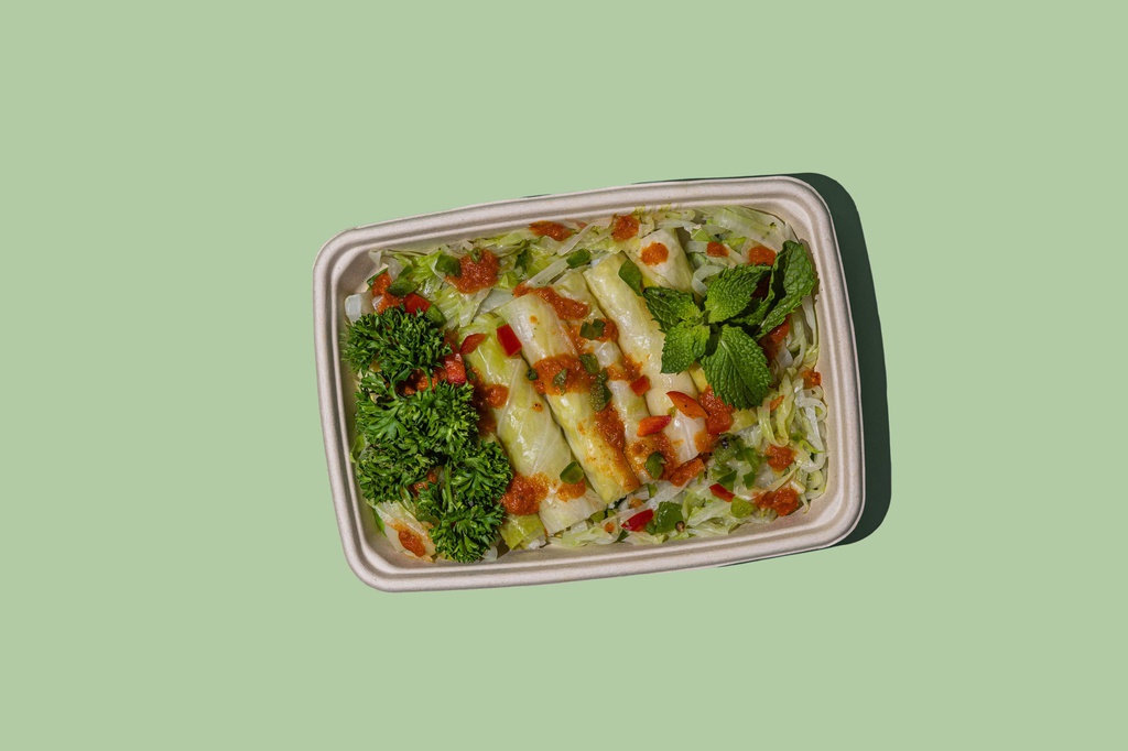  ملفوف محشي بالبرغل (Vegan)