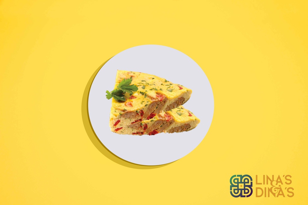Frittata with Mixed Pepper / فريتاتا فلفل ألوان