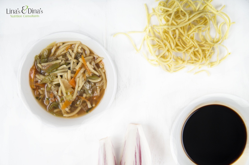 Noodles W Vegetables ( vegan) / نودلز مع الخضار نباتي كليا