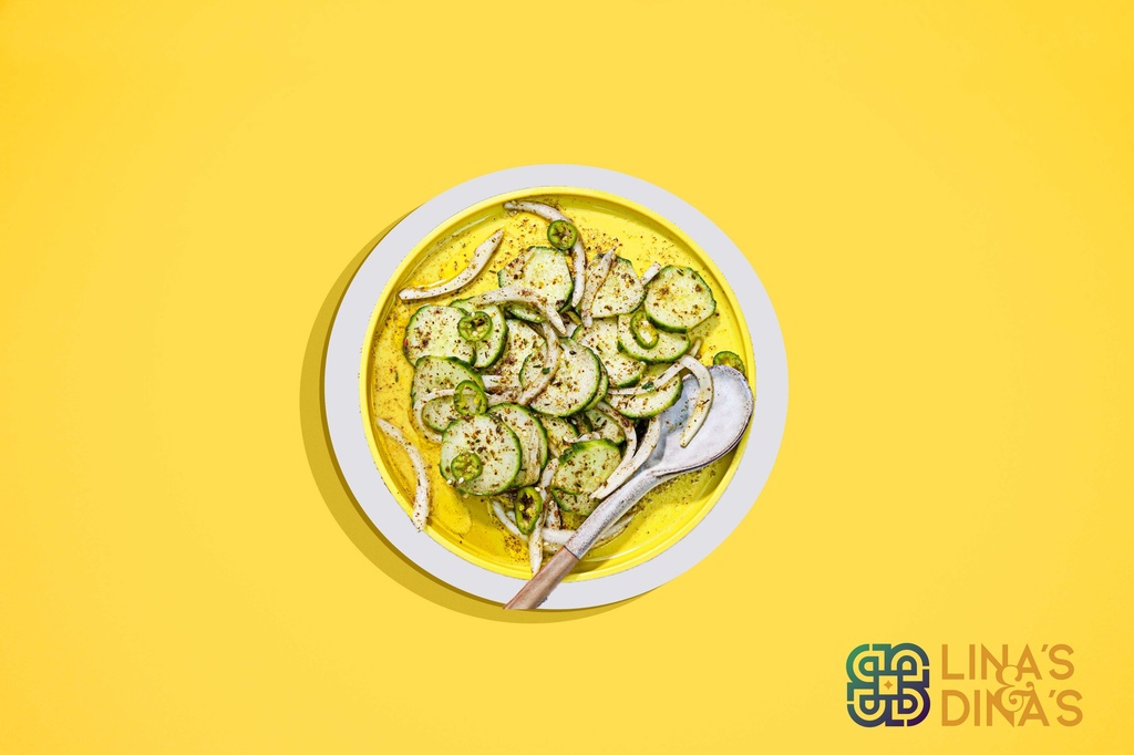 Cucumber with Zaatar / قطع الخيار مع الزعتر