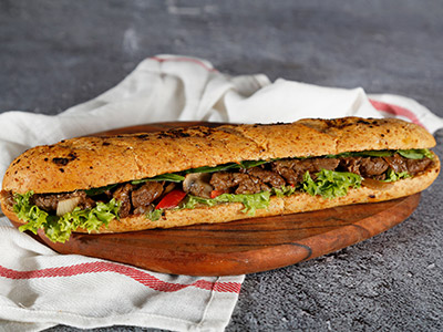 Caribbean Steak Sandwich / ساندوتش دجاج كاريبي