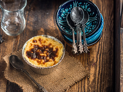Diet Baked Rice Pudding / أرز بالحليب (دايت)