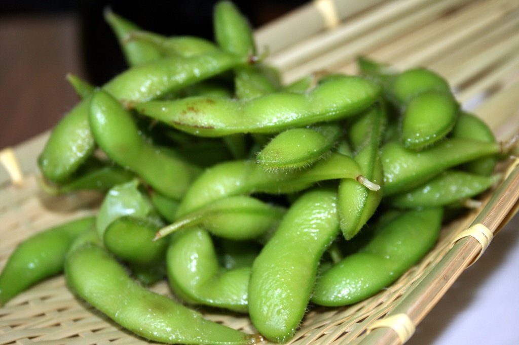 Edamame with Rock Salt / ادامامي بالملح الصخري