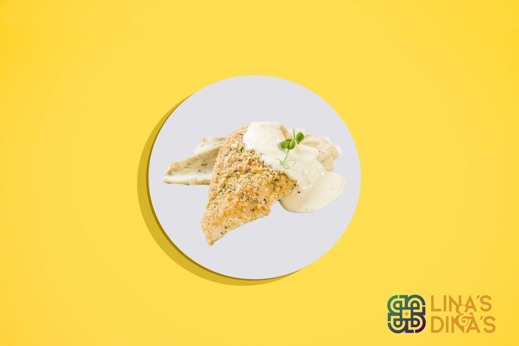 Fish Escalope W Taragon Sauce /سمك اسكالوب و صلصة تاراجون ( Keto)