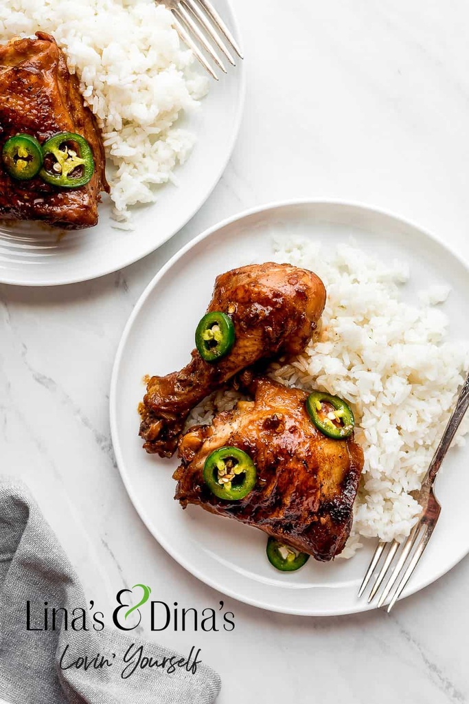  دجاج أدوبو مع أرز