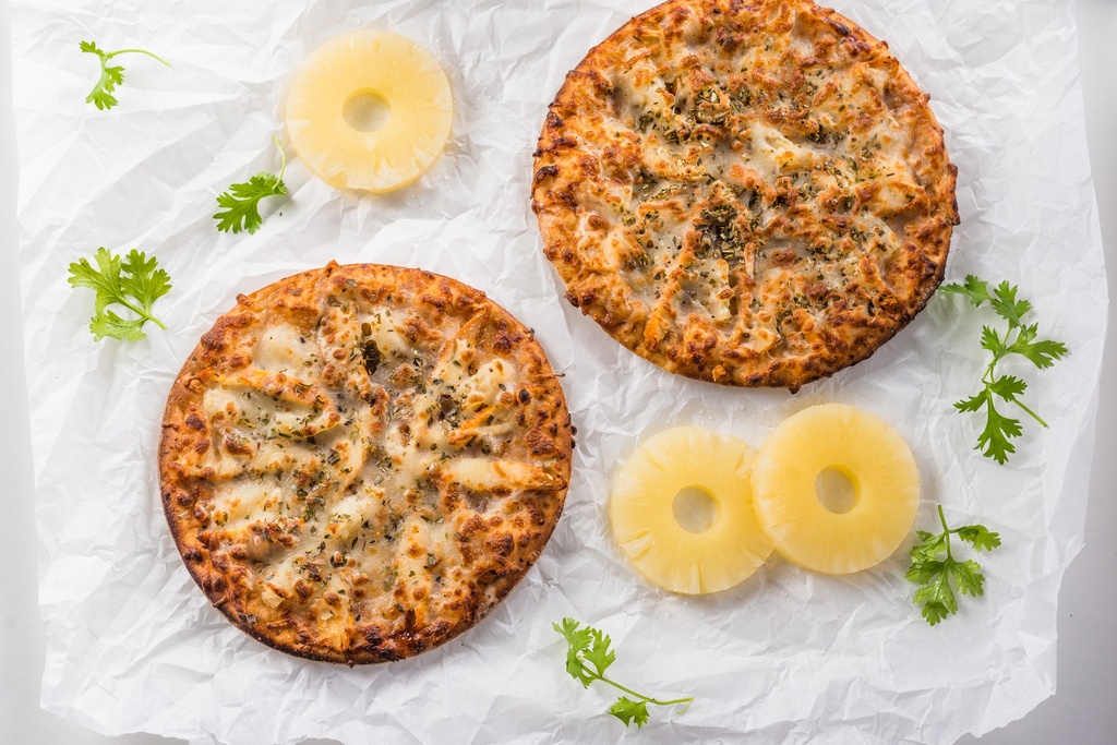 بيتزا المارغريتا بدون جبن ( Vegan )