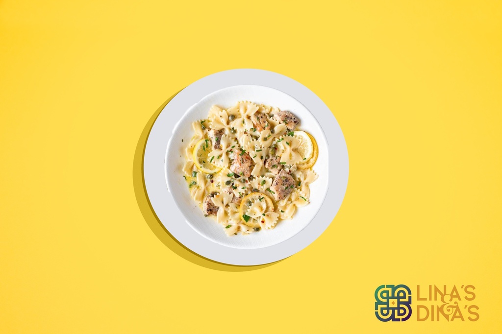 Spaghetti w Chicken Piccata  / اسباجيتي مع دجاج بيكاتا