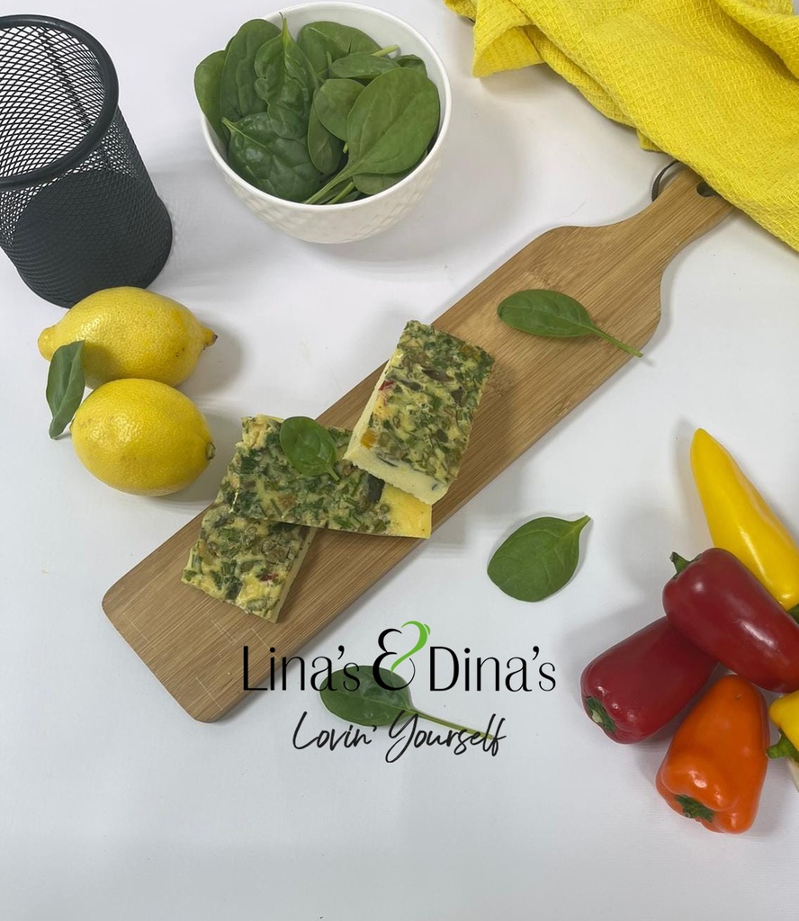 Spinach Square Egg / بيض سبانخ مربع