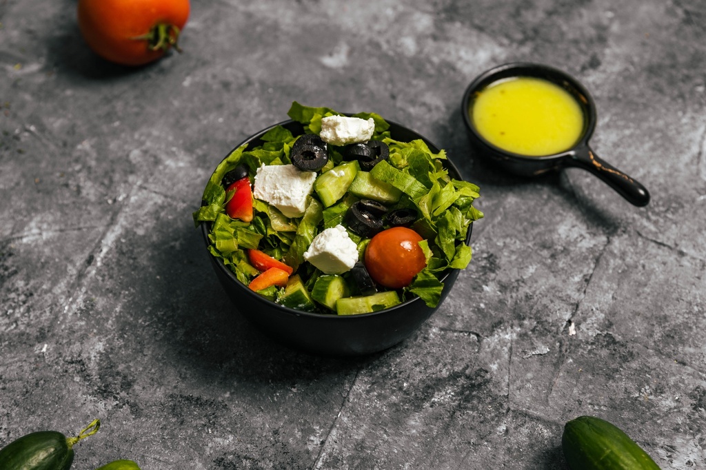 Tuscan Salad w Feta Cheese  / سلطة  توسكانا مع جبنة الفيتا