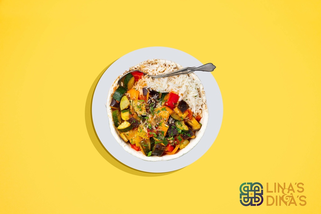 Ratatouille w Meat &amp; Rice / راتاتوي مع لحم