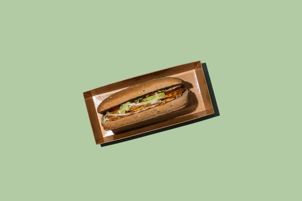 Potato &amp; Eggplant Panini / بانيني البطاطا والباذنجان ( Vegan )