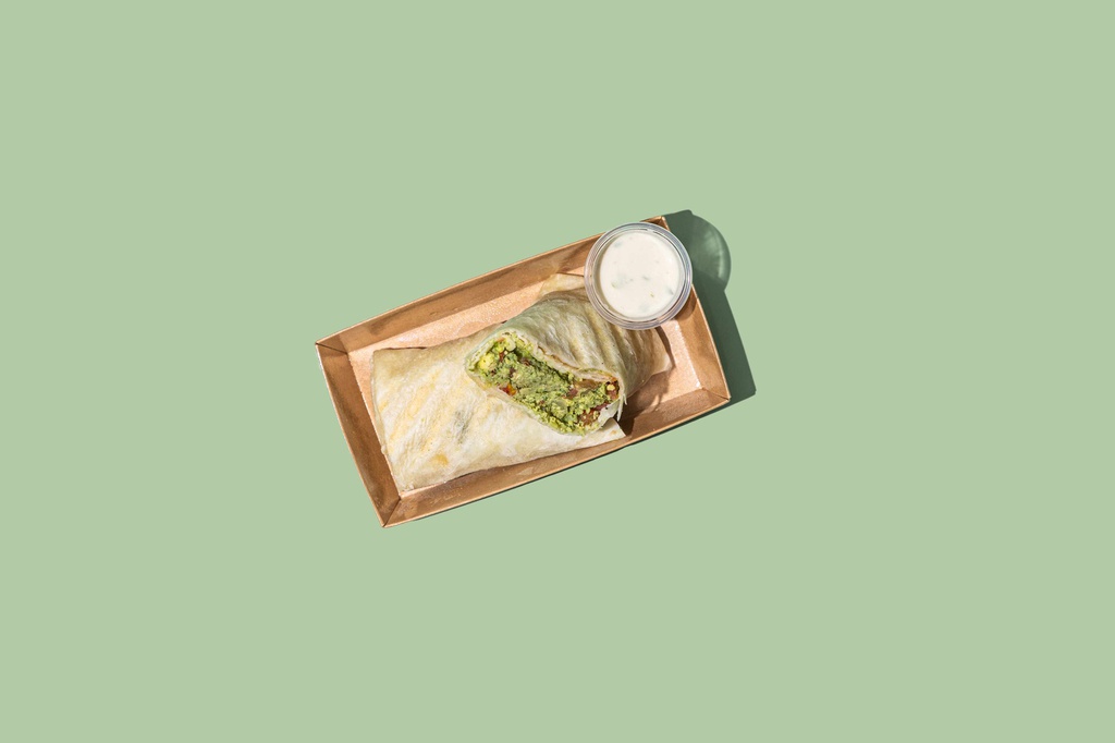 Falafel w Eggplant Wrap / فلافل مع الباذنجان