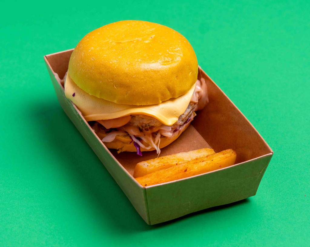 Chicken Sliders w Sweet Potato Bread / سلايدرز دجاج مع خبز البطاطا الحلوة