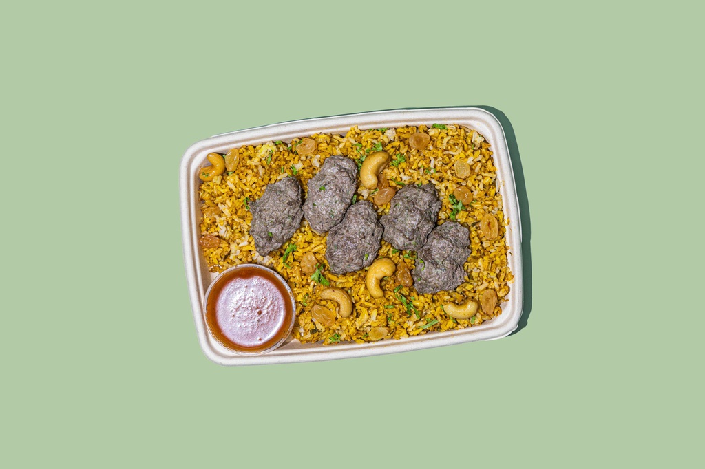 Lamb Kabab Biryani/ برياني كباب لحم ضأن