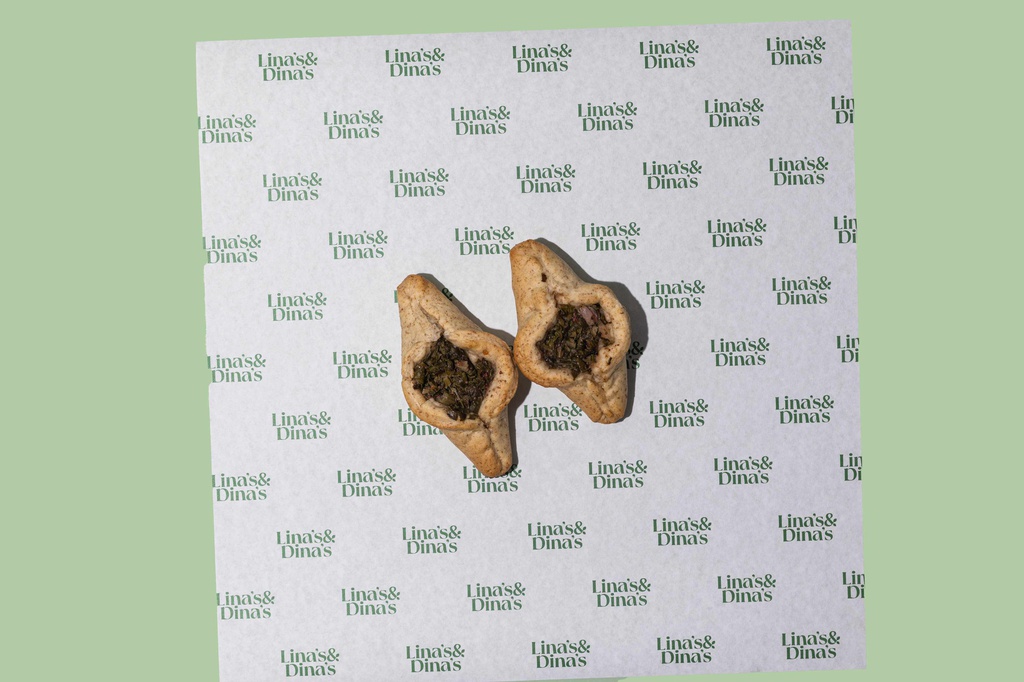 فطاير قارب سبانخ (نباتي)