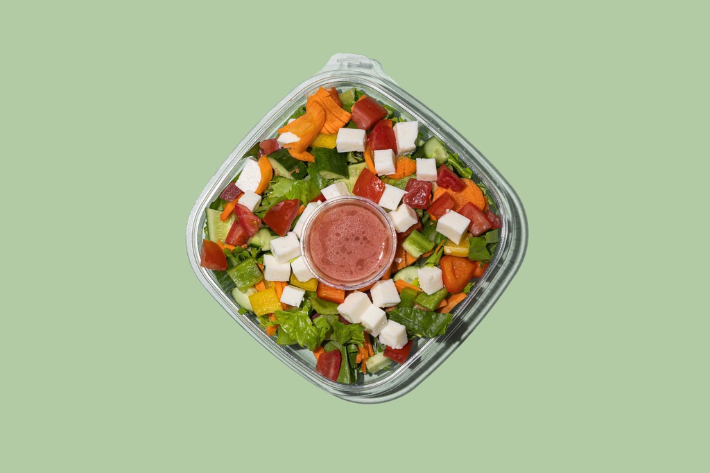 WOW - Oriental Salad with Halloum / سلطة شرقية