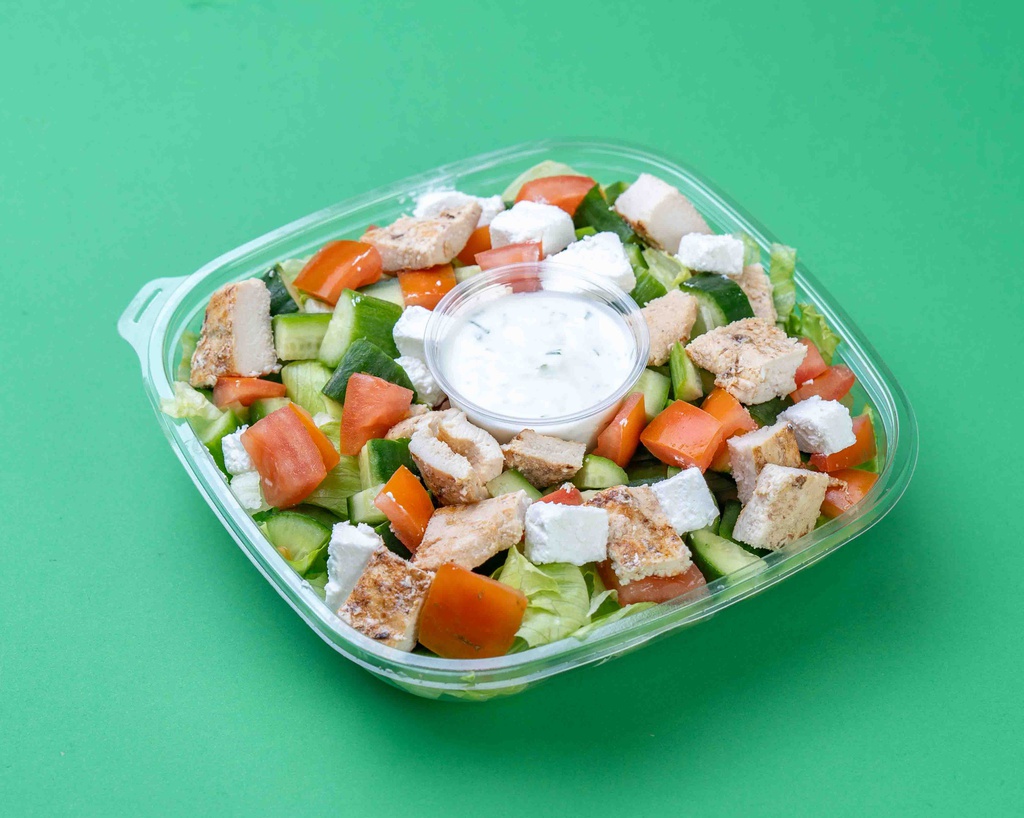Greek Chicken Salad / سلطة يونانية مع الدجاج