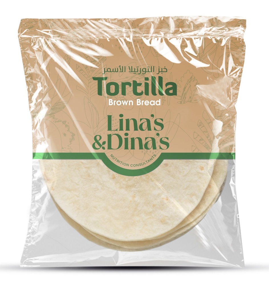 Brown Tortilla 8 inch / خبز تورنيلا أسمر