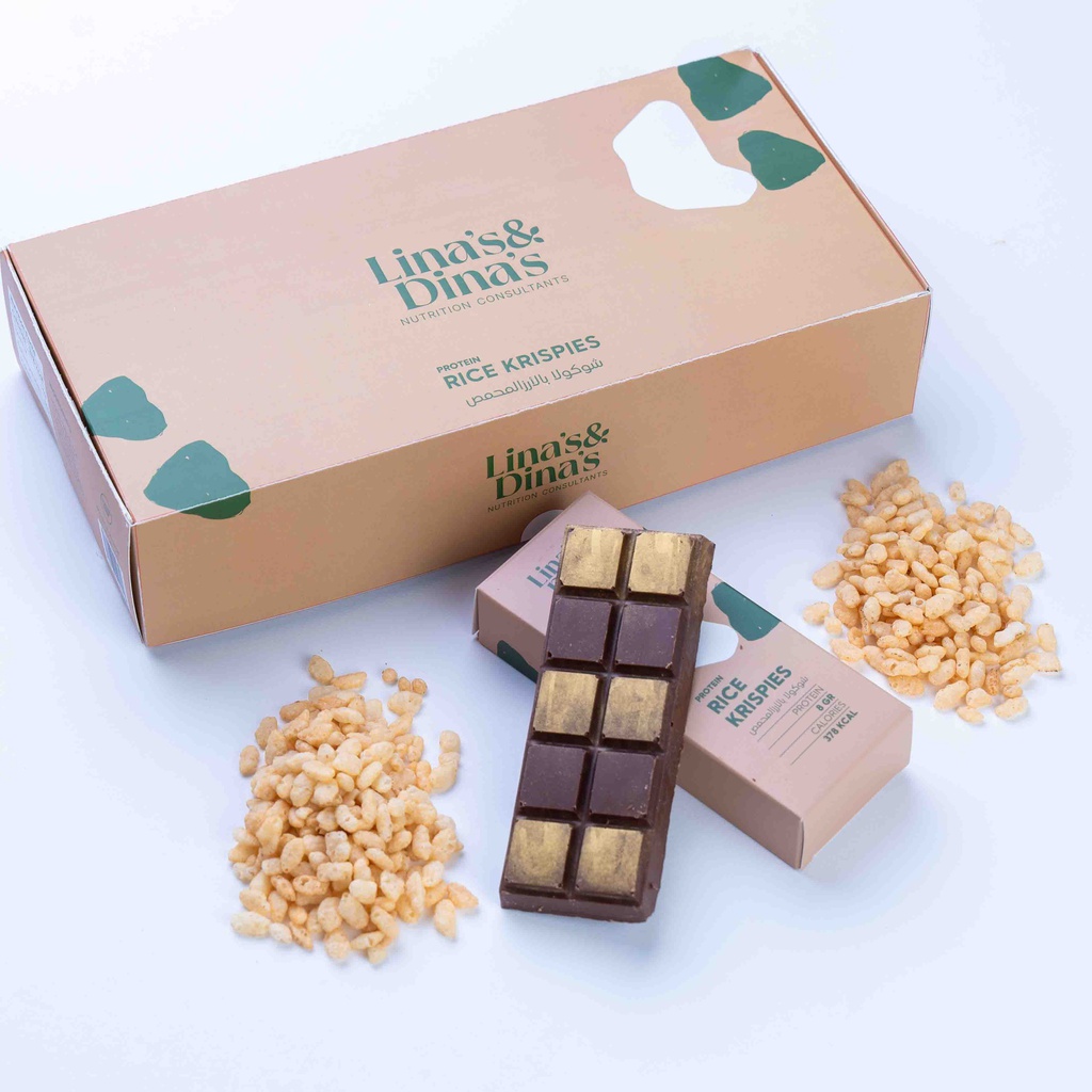 PROTEIN RICE KRISPIES BOX (10 PSC)/ شوكولا بالأرزالمحمص