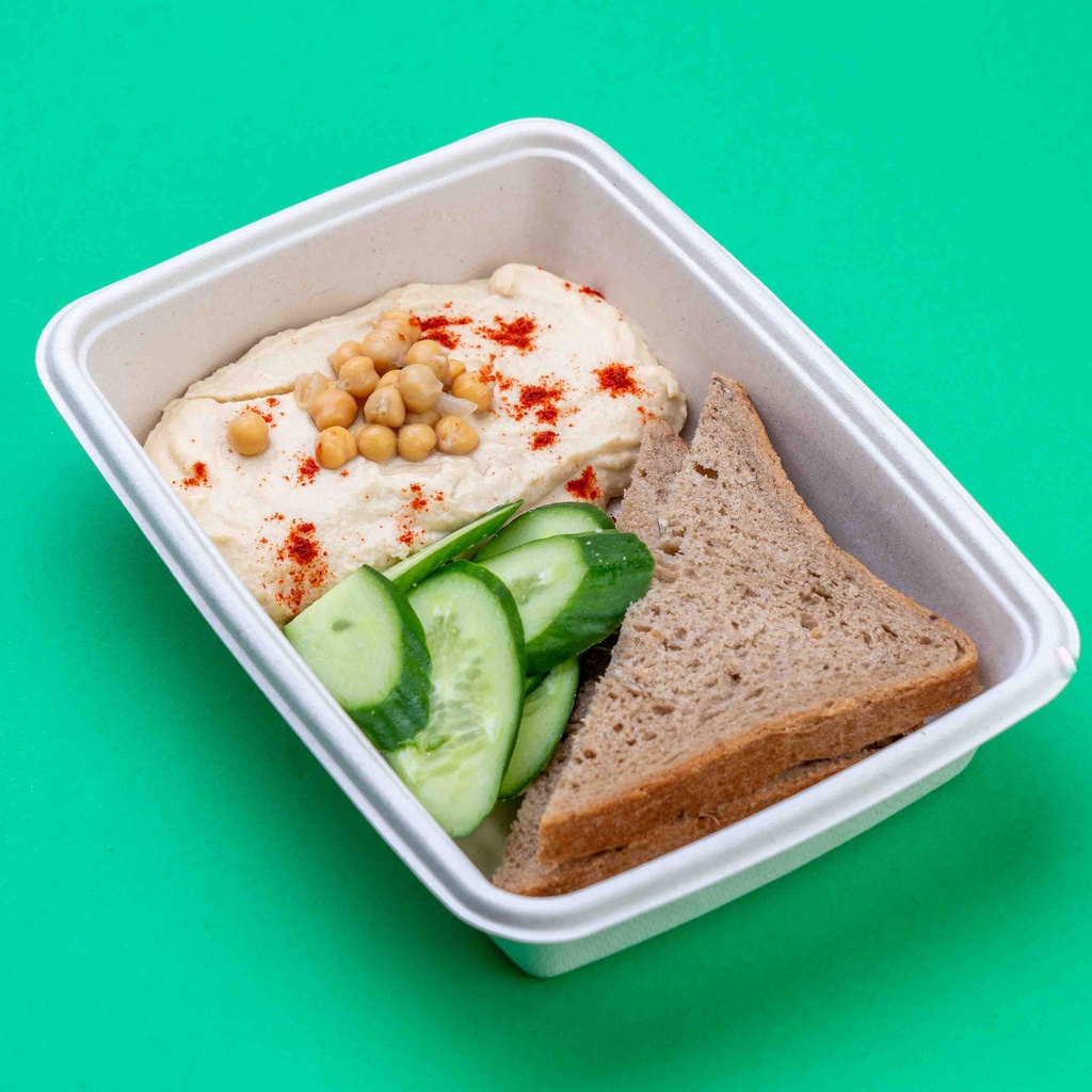 Cucumber &amp; Hummus Toast (New) / توست حمص مع الخيار