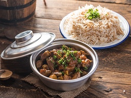 [SAL28] طاجن لحم مع البامية و الأرز