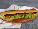 [JAH35] Potato Eggplant Ciabatta Sandwich / سندويتش بطاطا باذنجان سياباتا
