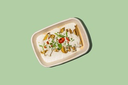 [KETONEW39-0.5] Baked Eggplant W Tahinieh Sauce / باذنجان مخبوز مع صلصة طحينة Keto