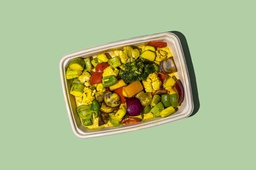 [KETONEW43-0.5] Hamset Veg. Curry/حمسة الخضار بالكاري (Keto)