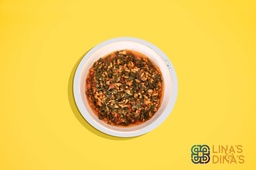 [KETONEW63-0.5] Spinach Stew W Minced Beef/مرق السبانخ مع اللحم المفروم (Keto)