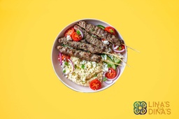 [KETONEW111-0.5] Beef Kabab W Biwaz Yogurt/كباب بقري وبيواز زبادي (Keto)