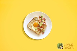 [FUSION35-0.5] Egg Salsa with  soft whole wheat buns / صلصة البيض مع خبز البان