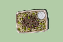 [NMN2253-0.5] Iraqi Rice w Foul &amp; Minced Meat /ارز عراقي بالفول واللحم المفروم