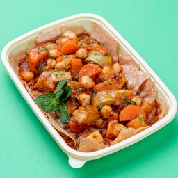 [RAM2023012-0.5] Tashreeb Vegetables &amp; Chickpeas   / تشريب خضار وحمص ( Vegan )