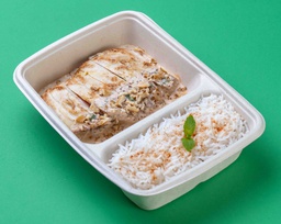 [NMN24785] Chicken w Entrecote Sauce &amp; Rice / دجاج مع صلصة إنتركوت وأرز