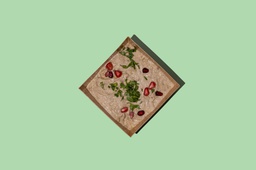 WOW - Eggplant Moutabbal w pomegranate &amp; Bread / متبل الباذنجان مع الرمان ( Vegan  ) ( New )