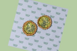 Spinach w Cheese Quiche (GF) / كيش جبنة وسبانخ