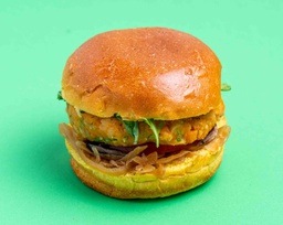 Sweet Potato &amp; Chickpeas Burger (DF) / البطاطا الحلوة والحمص