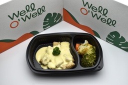 [WOWNM26-096] WOW -  Creamy Chicken Lemon Sauce and Sautéed Vegetables (دجاج صلصة ليمون كريمية وخضار سوتيه)