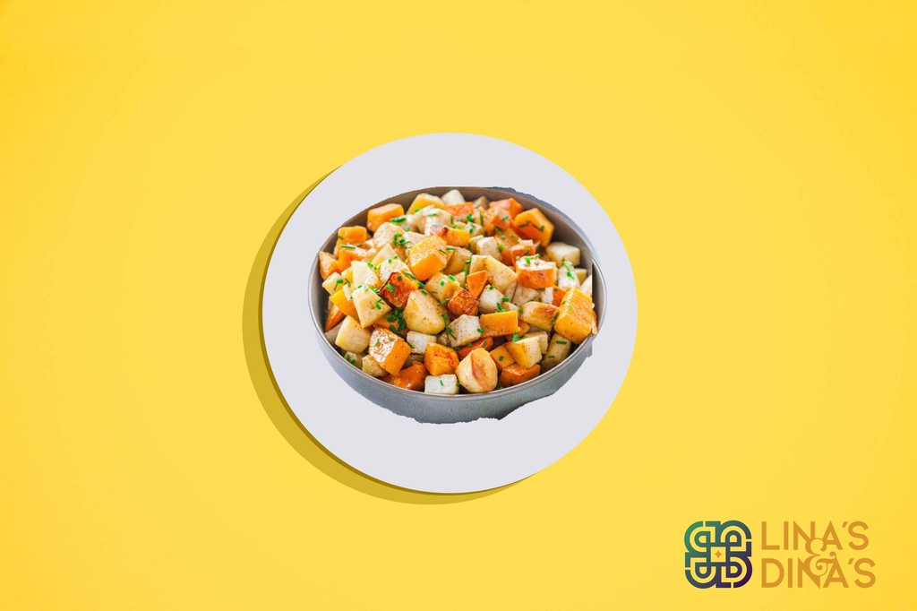 Vegetables with honey mustard / سلطة الخضار بصوص العسل و الخردل