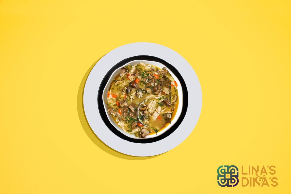 باستا مع الدجاج و الفطر