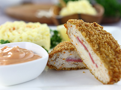 Chicken Cordon Bleu / كوردون بلو الدجاج