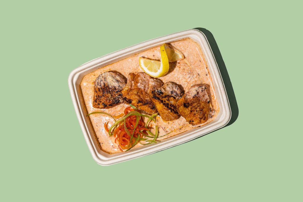 Fish W Smoked Paprika Sauce/سمك و صوص بابريكا مدخن (Keto)