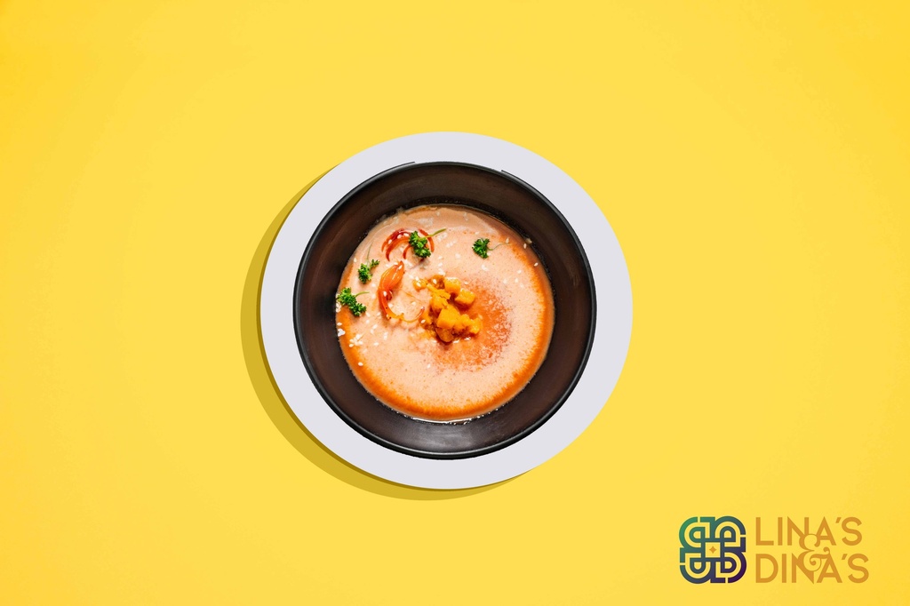  شوربة البطاطا الحلوة والفاصوليا