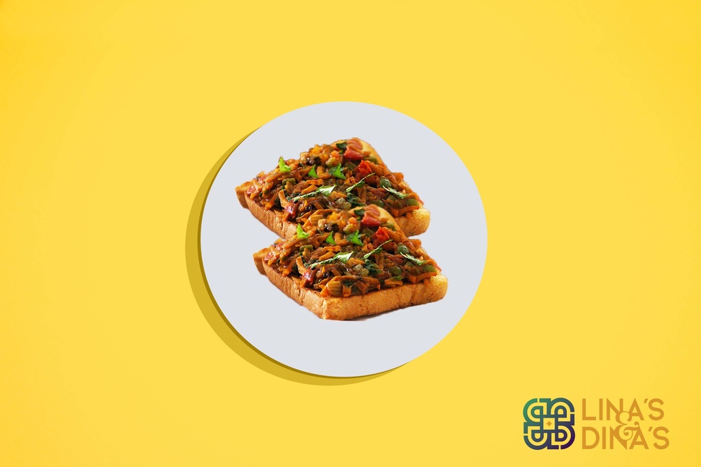 حمسة الخضار مع الخبز  ( Vegan )