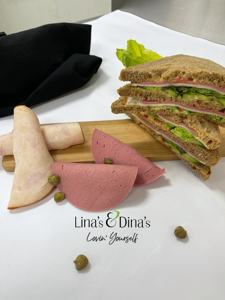 Multy grain Toast Sandwiches Eggplant &amp; potato / سندويش الباذنجان و البطاطا