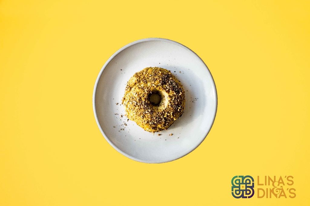 Bagel w Sesame With Zaater / بايغل بالسمسم و زعتر (Vegan)