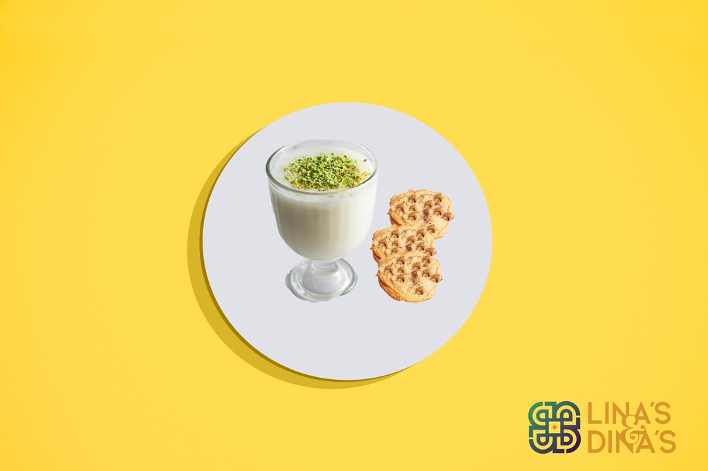 Sahlab With cinnamon with Salted Cookies(Diabetic)/سحلب بالقرفة الكوكيز المالح