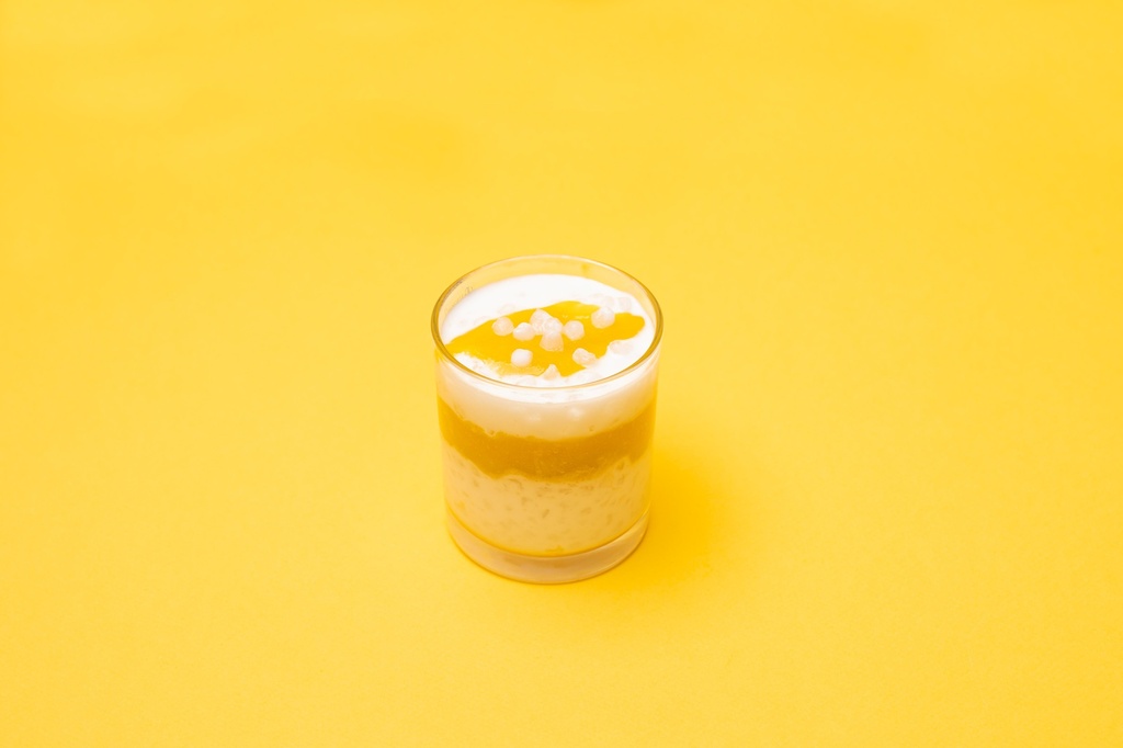WOW-Coconut sago with caramelized pineapple &amp;Mango / جوز الهند ساغو مع الأناناس والمانجو بالكراميل