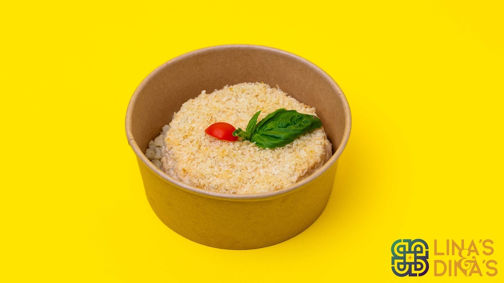 ستيك مع قرنبيط مهروس ( Keto ) 